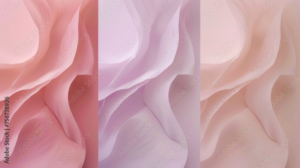Poster Close up shot of a pink and white background. Suitable for various design projects