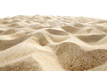 Fototapeta na wymiar A detailed view of sand covering a beach. Suitable for nature or travel concepts