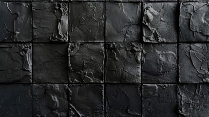 Detailed close-up of a wall with black paint. Perfect for backgrounds and textures