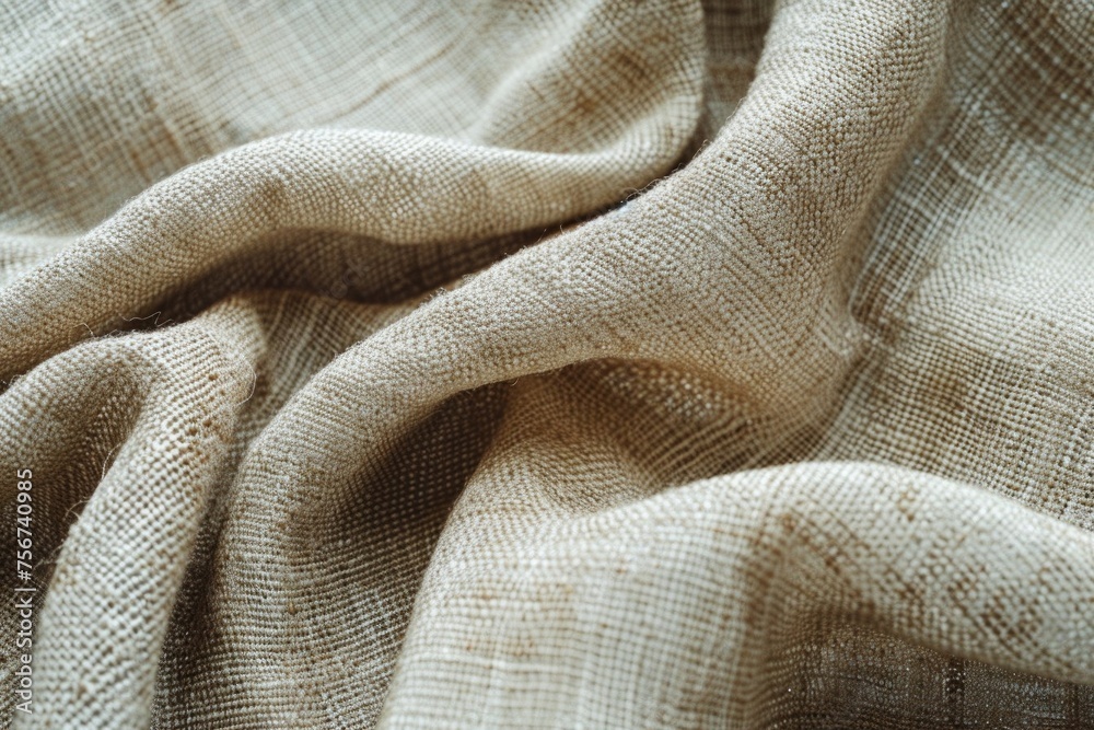 Poster Close up of a cloth with a unique pattern. Ideal for textile backgrounds