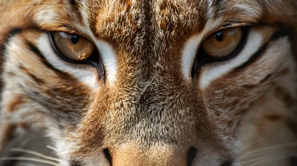 Fotobehang lynx portrait close up on the eyes © PSCL RDL