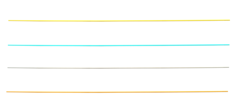 Thin wire metal poles on isolated transparent background