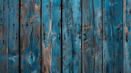 Close up of a wooden wall with peeling paint. Suitable for backgrounds or textures