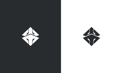 Naklejka premium WM initials monogram logo design vector illustration