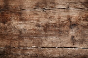 Old wood background. Brown aged wooden texture, closeup top view