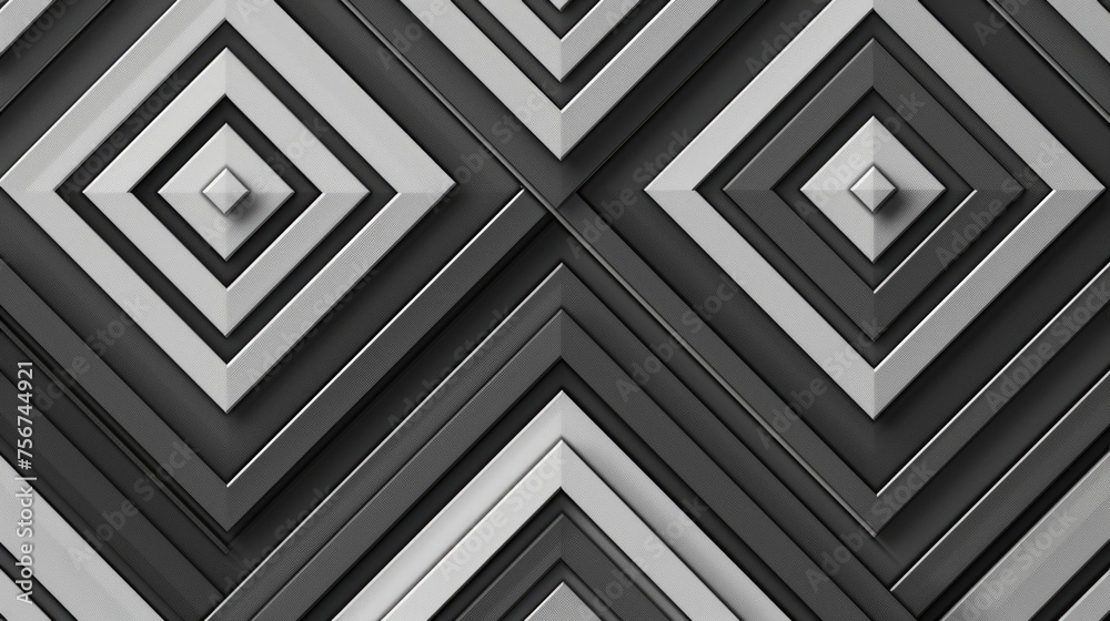 Poster black and white photo of a wall with squares. suitable for architectural and abstract backgrounds