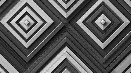 Black and white photo of a wall with squares. Suitable for architectural and abstract backgrounds