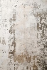 Grungy White Painting on Canvas Generative AI