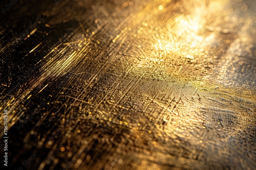 Aufkleber a detailed view of a reflective surface, suitable for various design projects