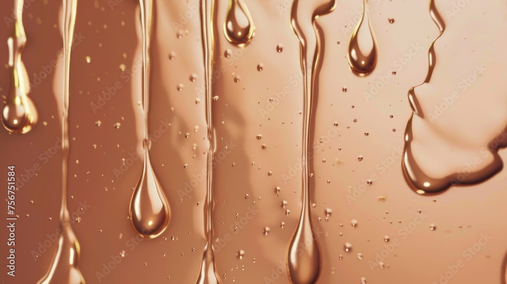 Poster close-up of water droplets on a window, suitable for various design projects