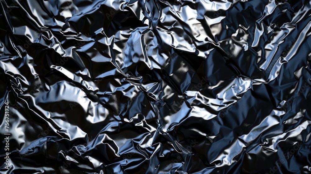 Poster close up of a shiny foil sheet, versatile for various projects