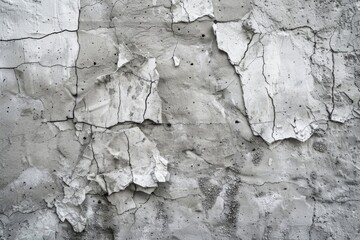 Detailed close up of a wall with peeling paint. Suitable for background or texture use