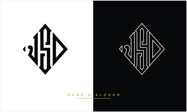 JSD, Abstract Letters Logo monogram