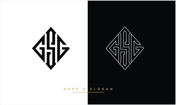G S G ,Abstract Letters Logo monogram