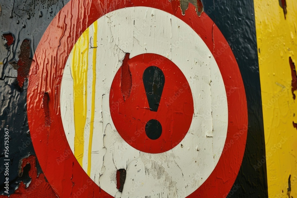 Aufkleber A simple question mark sign in red and white colors. Suitable for various concepts and designs