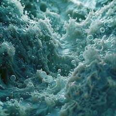 Plankton drift through the ocean currents