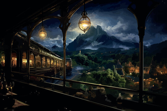 Train Painting Wallpaper Images – Browse 11,842 Stock Photos, Vectors
