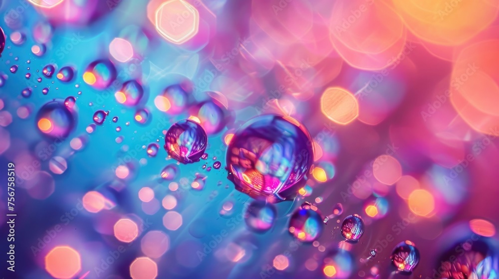 Aufkleber A stack of bubbles floating on top of each other. Suitable for various design projects