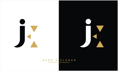 JE, EJJ, J, E, Abstract Letters Logo Monogram