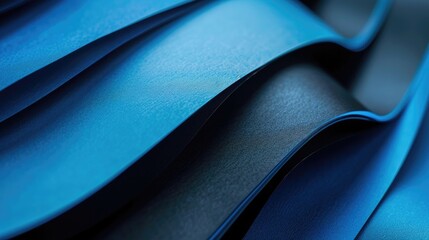 Detailed close up of blue fabric texture, suitable for backgrounds