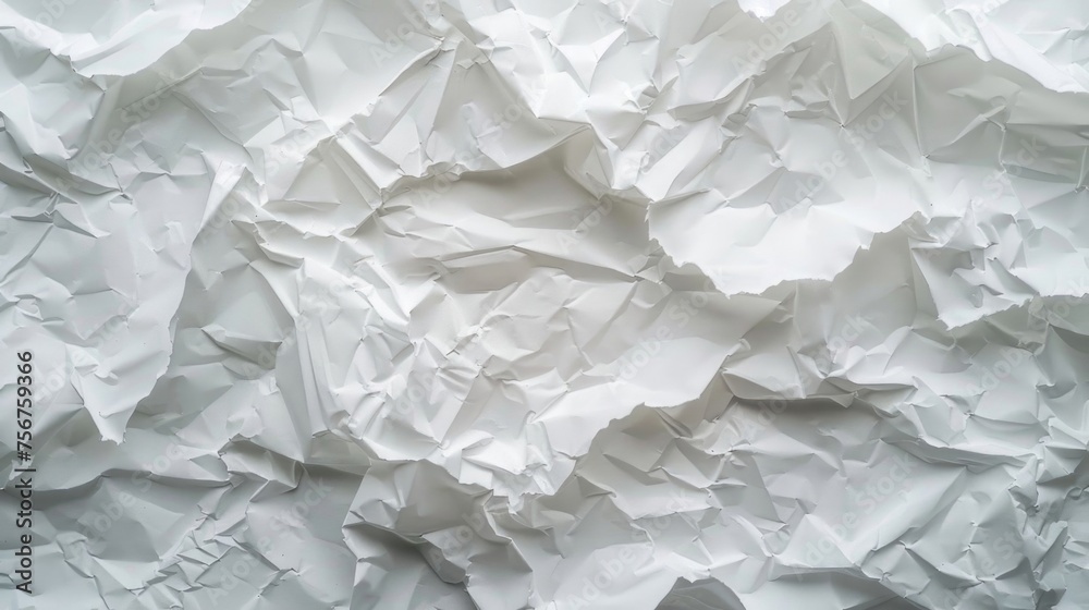 Poster close up view of a bunch of white paper, suitable for various projects