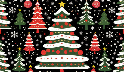 christmas tree pattern or seamless christmas pattern or christmas pattern or christmas tree icon or christmas tree wallpaper or christmas tree design or christmas tree flat design or vector christmas 