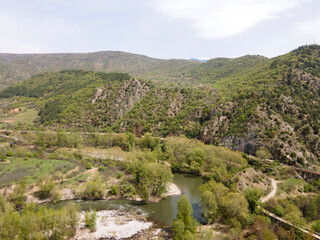 Struma River passing through the Kresna Gorge, Bulgaria - 756762783