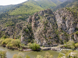 Struma River passing through the Kresna Gorge, Bulgaria - 756762788