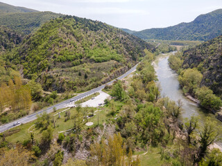 Struma River passing through the Kresna Gorge, Bulgaria - 756763143