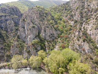 Struma River passing through the Kresna Gorge, Bulgaria - 756763353