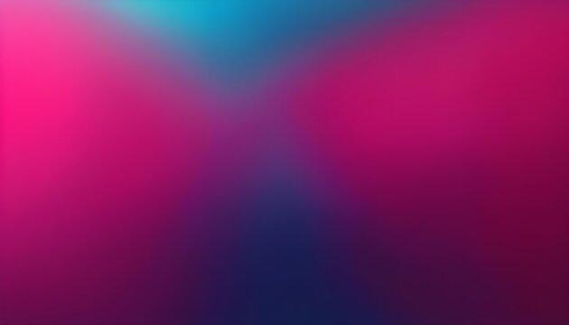 Color Gradient Bright Raspberry And Shades Of Blue Grainy Background, Dark Abstract Wallpaper