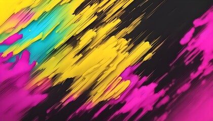 color gradient bright Yellow, magenta, cyan and black, grainy background, dark abstract wallpaper, oxplosion of colors, vibrant colors wallpaper