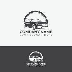 Fototapeta premium Vector car wheel for car driver logo design