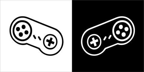 Illustration vector graphics of video game icon