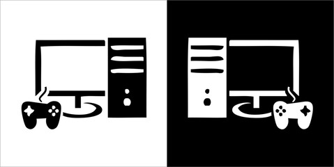 Illustration vector graphics of video game icon © Sutari