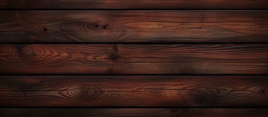 Exotic dark wood panel texture pattern banner.