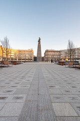 Miasto Łódź- widok na Plac Wolności.	 - 756778590