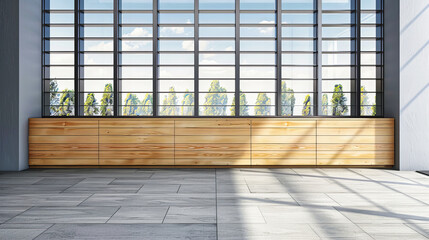 Modern Office Space with Sleek Design, Open Floor Plan, and Contemporary Style