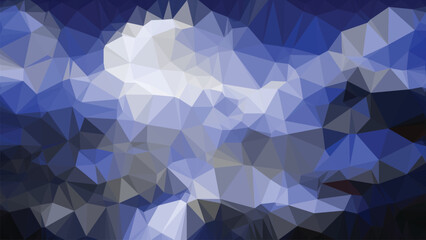 Fototapeta premium Vector Low poly abstract blue background, trendy, geometric, business luxury polygonal wallpaper