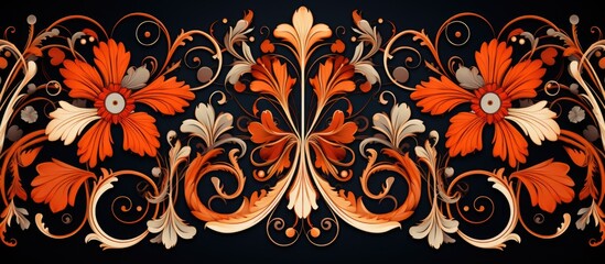 Ornate and elegant traditional pattern for various design applications. - obrazy, fototapety, plakaty