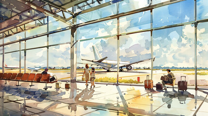 Airy Terminal: Awaiting Departure