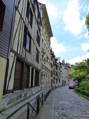 Rues et maisons médiévales de Rouen