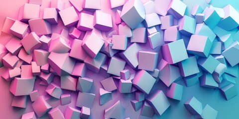 A colorful image of blocks in various sizes and colors - stock background.