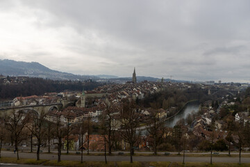 Bern city in the winter 