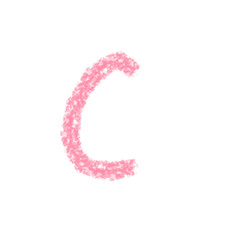 Alphabet Letters Drawn with Crayons