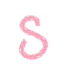 Fototapeta premium Alphabet Letters Drawn with Crayons