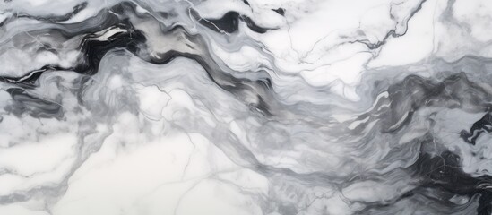 Abstract black and white marble texture background