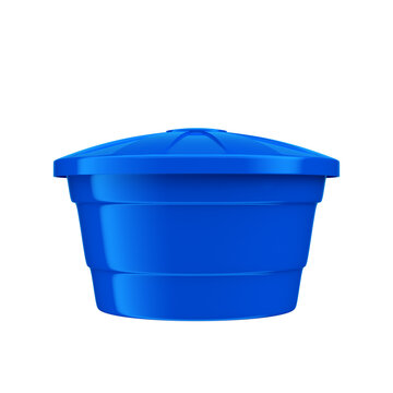 Caixa d'&aacute;gua 3d render isolado