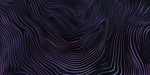 A dark purple background with a series of lines and dots - stock background.