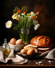 Obraz na płótnie Canvas Easter bread